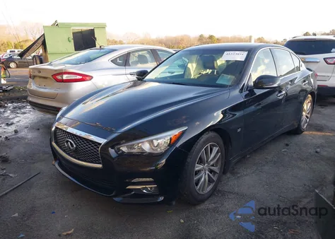 2015 Infiniti Q50 Base from USA, damaged, VIN JN1BV7APXFM338248